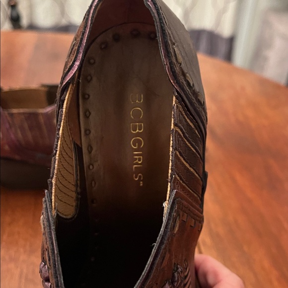 Brown Western Ankle Boots BCB Girls! - Picture 2 of 3